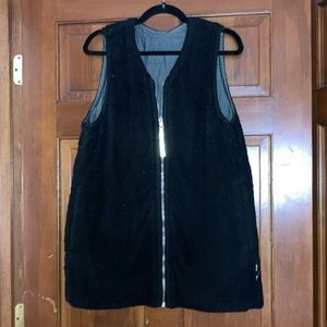 Reversible teddy lulu lemon long vest